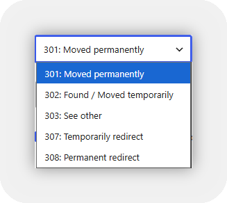 ClickWhale Redirect Type