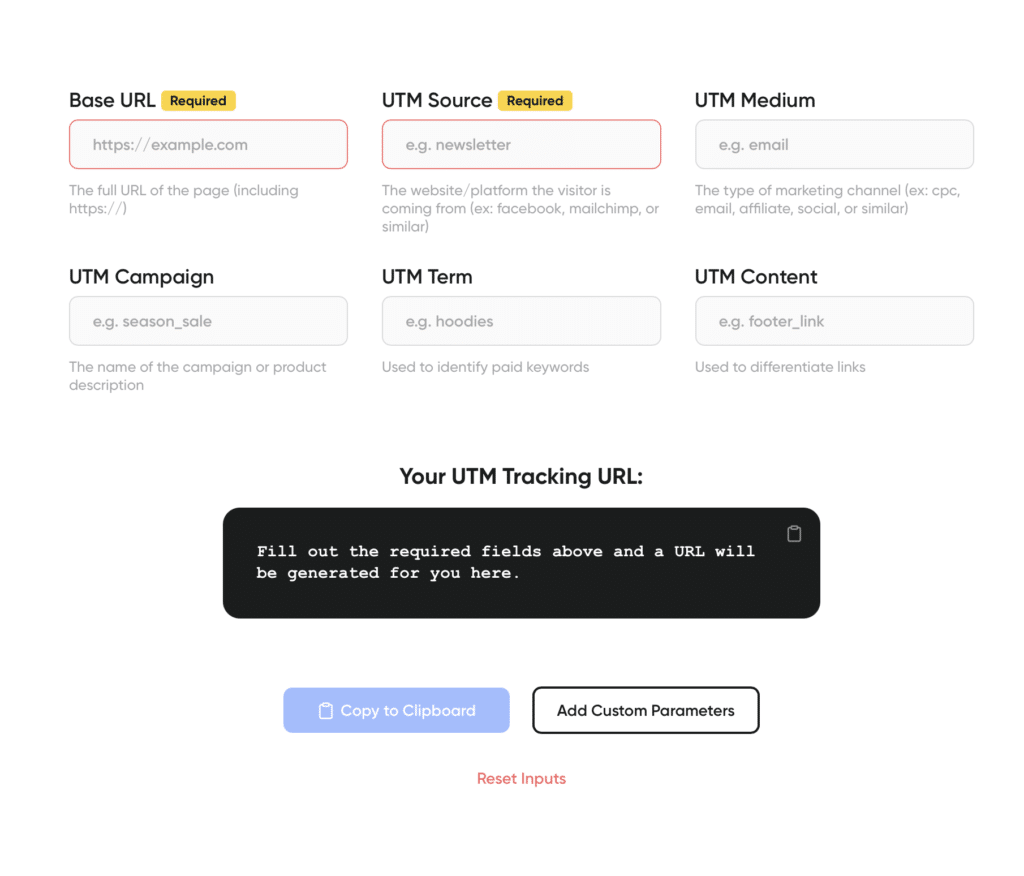 Utm builder